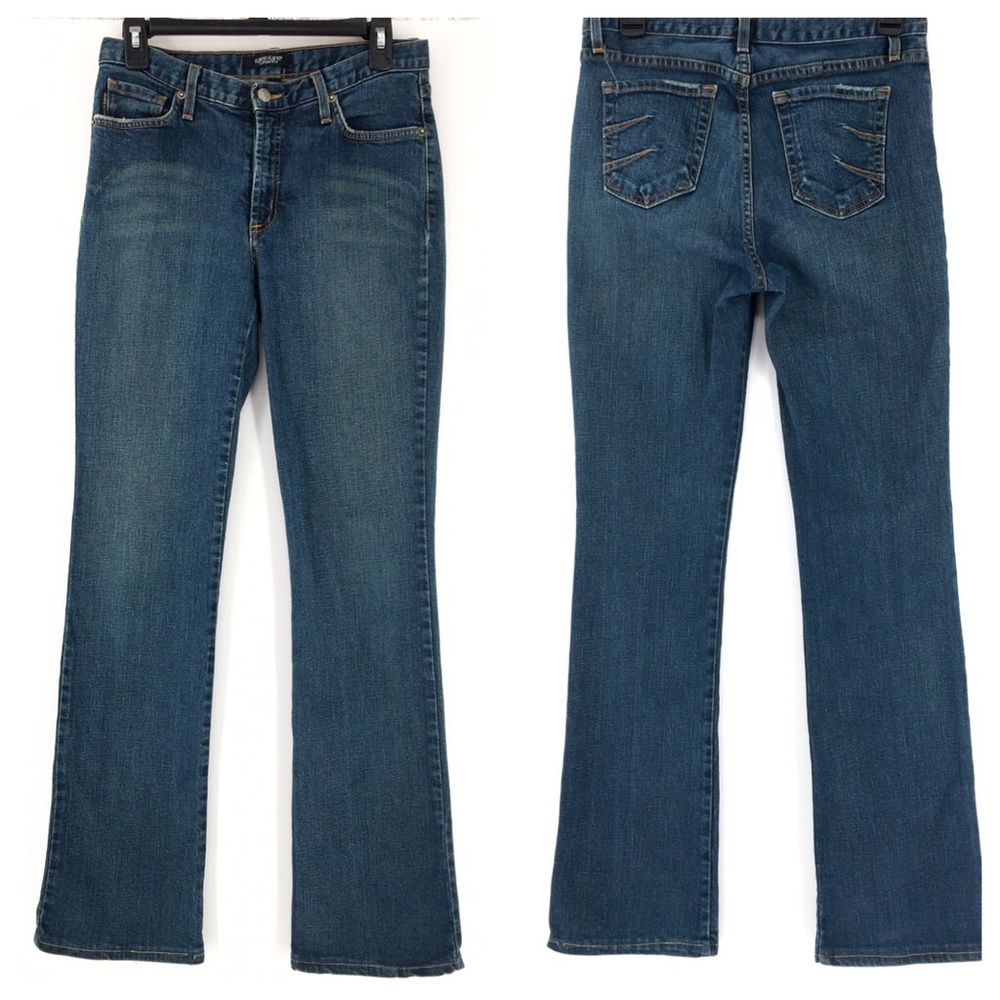 Karen Kane Lifestyle Mid-Rise Barely Bootcut Jeans